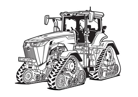 Free Printable Coloring Pages Tractors