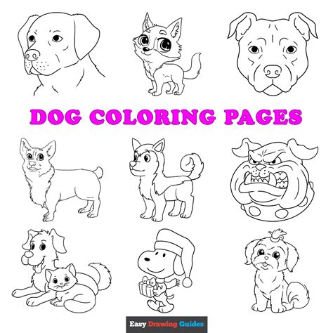 Free Printable Coloring Sheets Of Dogs