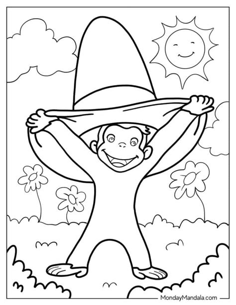 Free Printable Curious George Coloring Pages