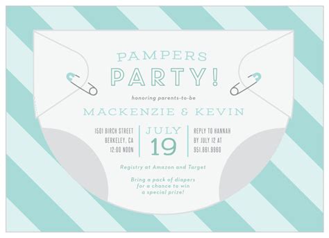 Free Printable Diaper Shower Invitations