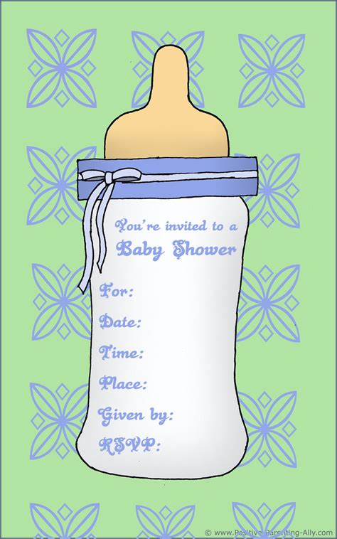 Free Printable Do It Yourself Baby Shower Invitations