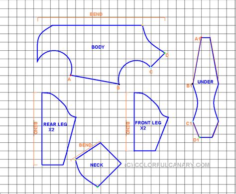 Free Printable Dog Dog Onesie Pattern