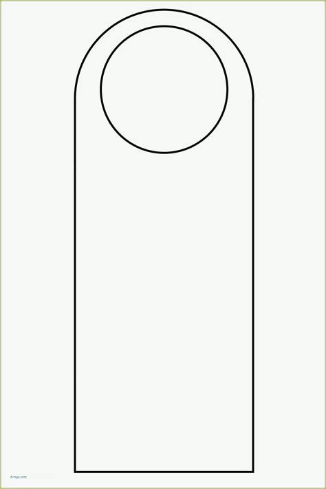 Free Printable Door Hanger Template