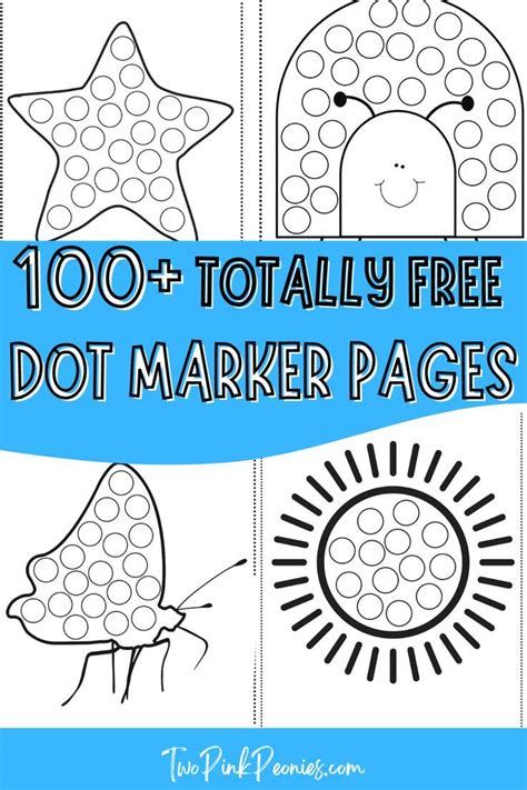 Free Printable Dot Marker Sheets