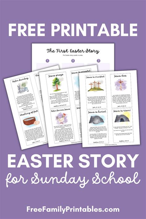 Free Printable Easter Story Printables