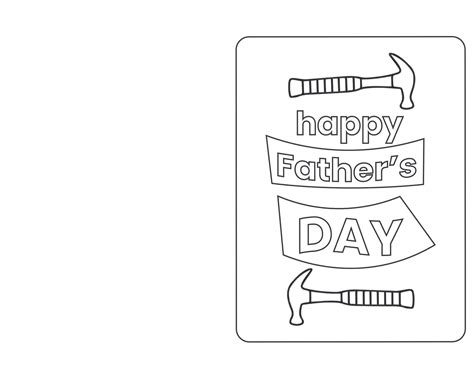 Free Printable Fathers Day Cards To Color