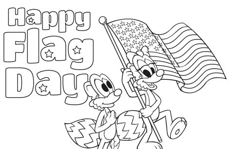 Free Printable Flag Day Coloring Pages