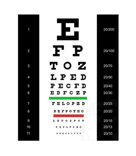 Free Printable Full Size Printable Eye Chart