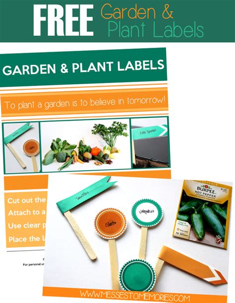 Free Printable Garden Labels