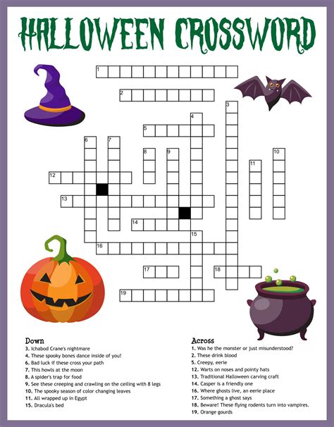 Free Printable Halloween Word Puzzles