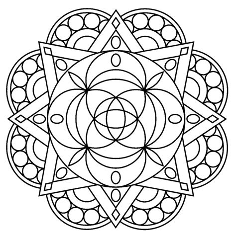 Free Printable Mandala Coloring Sheets