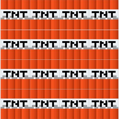 Free Printable Minecraft Tnt