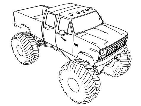 Free Printable Monster Trucks Coloring Pages