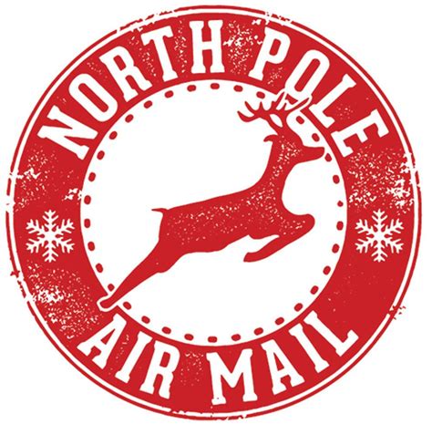 Free Printable North Pole Stamps