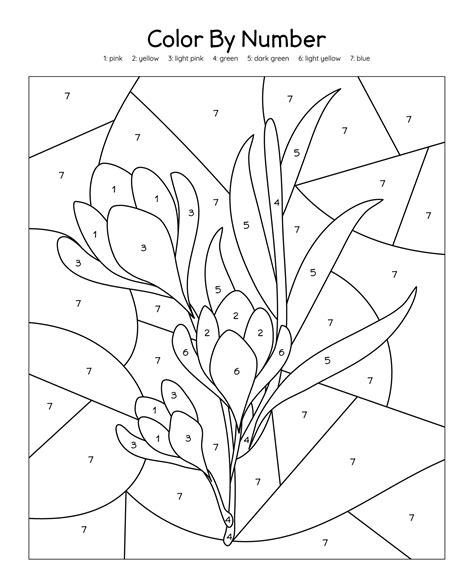 Free Printable Paint By Number