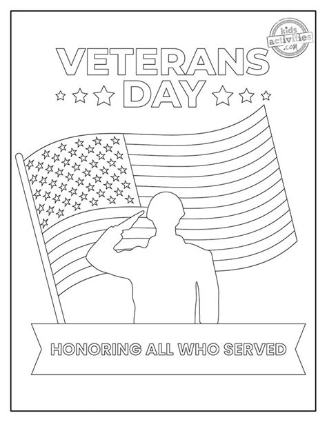 Free Printable Patriotic Pictures For Veterans To Color