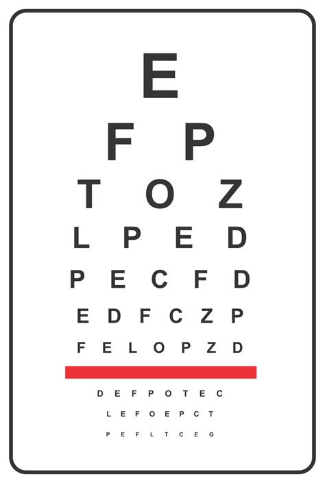Free Printable Snellen Chart Printable
