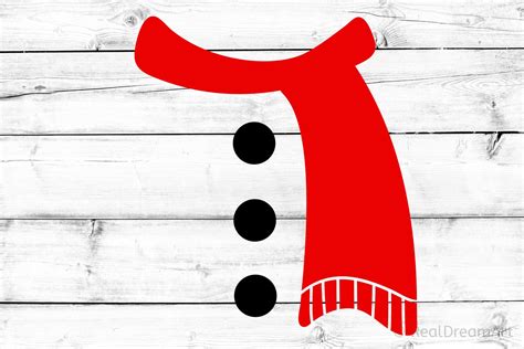 Free Printable Snowman Scarf Template