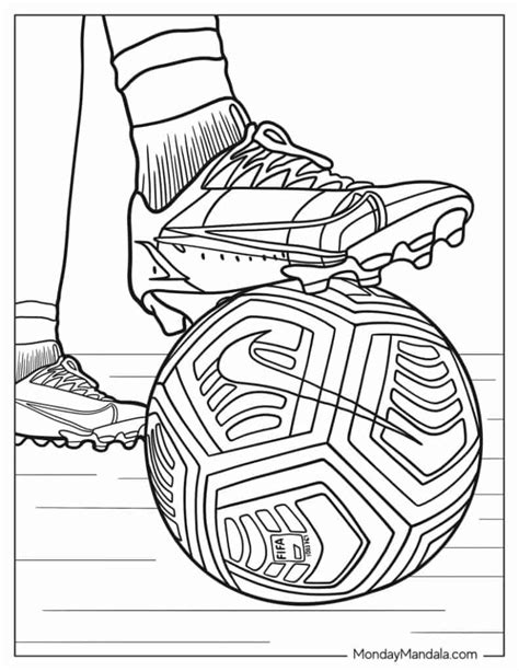 Free Printable Soccer Coloring Pages