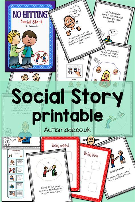 Free Printable Social Stories For Children With Autism
