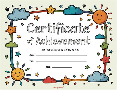 Free Printable Student Certificates