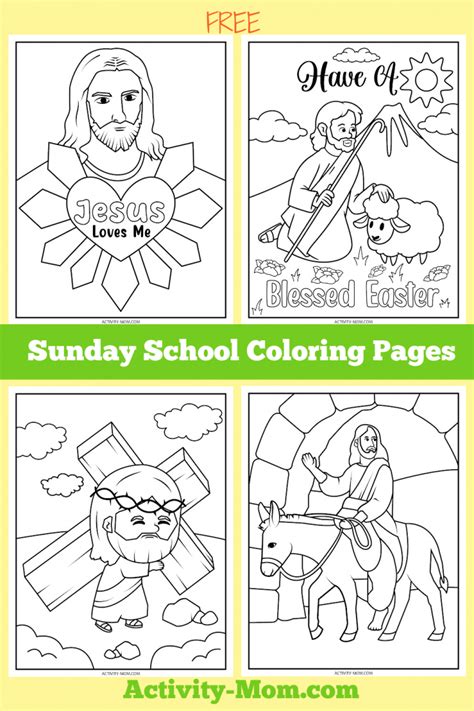 Free Printable Sunday School Activity Sheets
