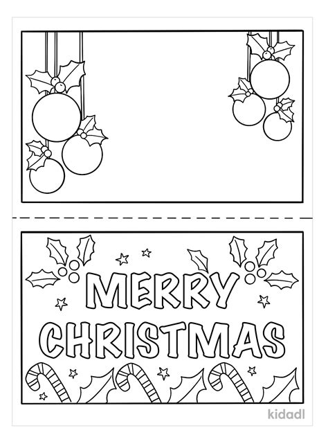 Free Printable Template Printable Christmas Cards To Color