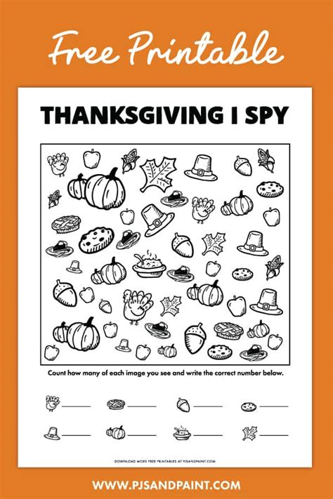 Free Printable Thanksgiving Activities