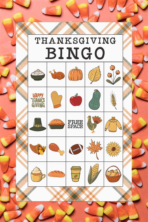 Free Printable Thanksgiving Bingo