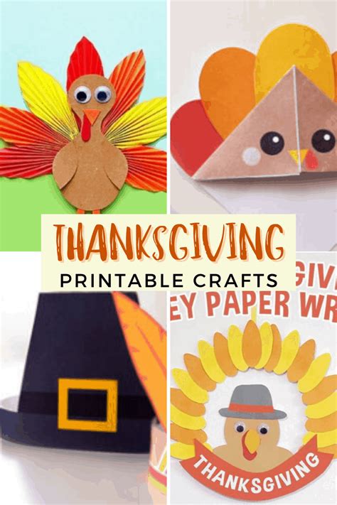 Free Printable Thanksgiving Crafts
