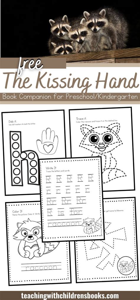 Free Printable The Kissing Hand Activities