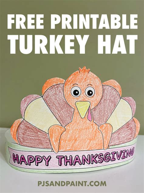 Free Printable Turkey Hat Template