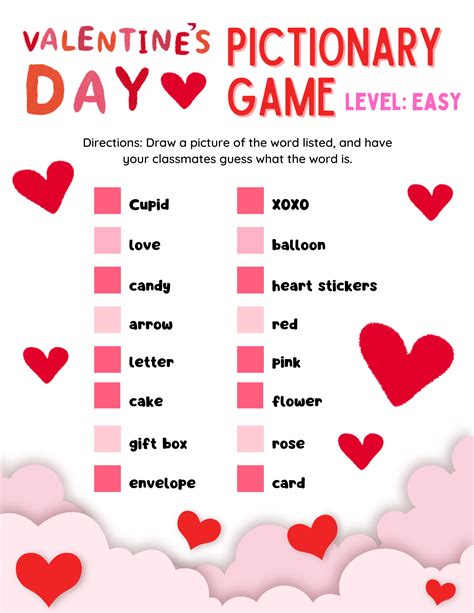 Free Printable Valentines Games
