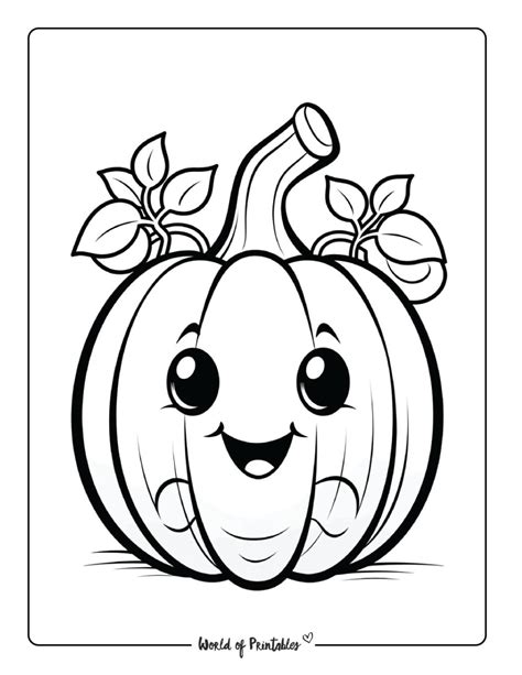Free Pumpkin Coloring Pages Printable
