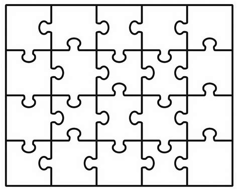 Free Puzzle Template