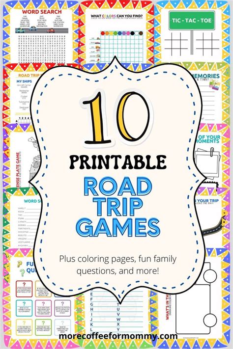 Free Road Trip Printables
