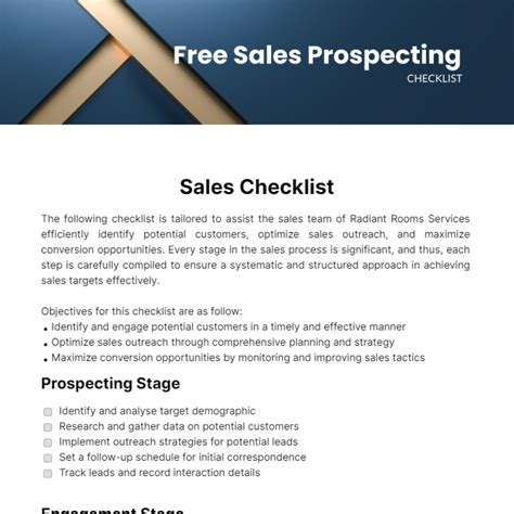 Free Sales Prospecting Guide + Template