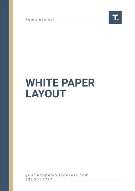 Free Sample White Paper Template