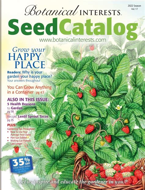 Free Seed Catalogs By Mail