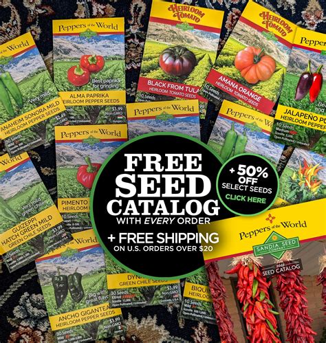 Free Seed Catalogs By Mail Free Shipping