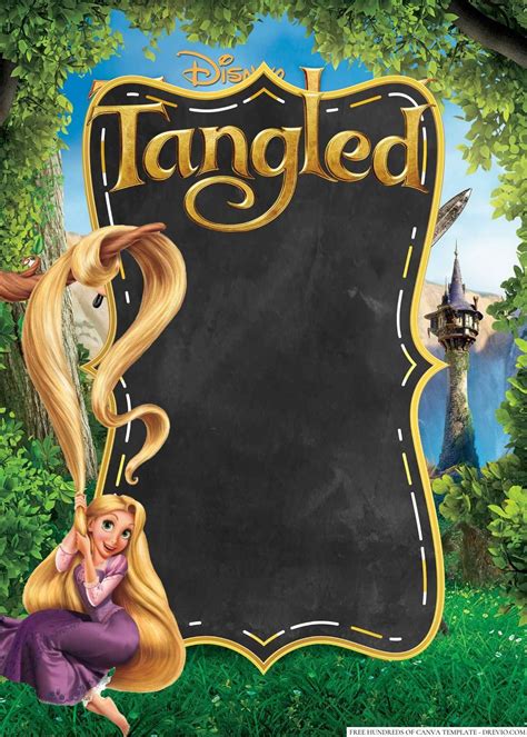 Free Tangled Invitations Templates