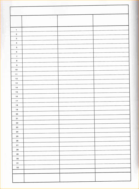 Free Templates For Charts