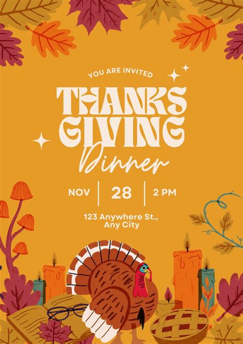 Free Thanksgiving Flyer Template
