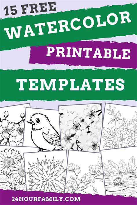 Free Watercolour Printables
