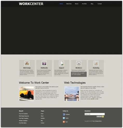 Free Website Templates For Dreamweaver