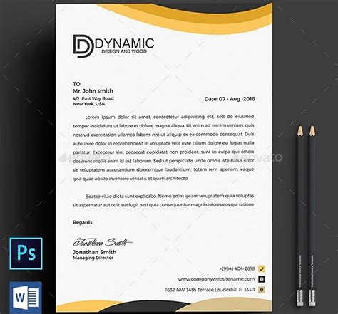 Free Word Letterhead Templates