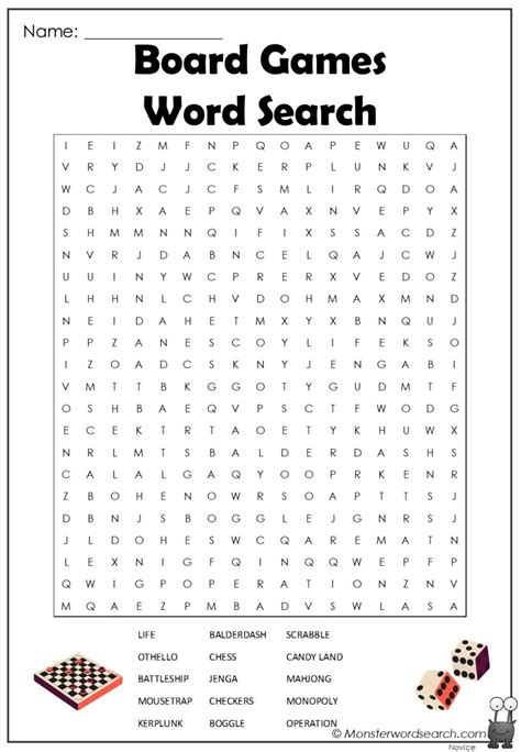 Free Word Search Games Printable