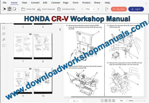 Free Workshop Manual Honda Crv 2 4l 2004