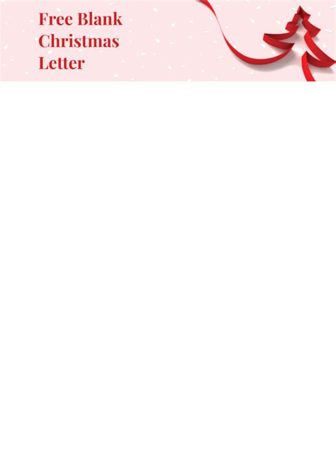 Free Xmas Letter Templates