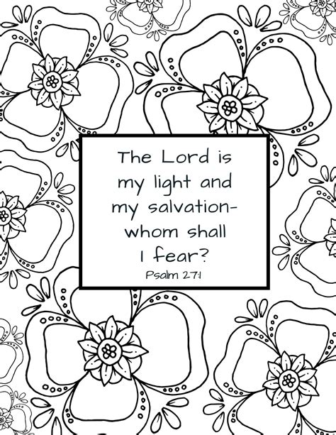 Free Bible Verse Coloring Pages Pdf